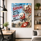 Anime Inspired Dog Canvas Print, I Will Keep Barking Funny Dog Wall Art, Mutts of Manga Canvas, Bold Pet Decor, 12x16 or 16x20