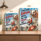 Anime Inspired Dog Canvas Print, I Will Keep Barking Funny Dog Wall Art, Mutts of Manga Canvas, Bold Pet Decor, 12x16 or 16x20