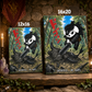 I Sacrifice My Naps Anime Inspired Dog Canvas Print, Fantasy Dog Wall Art, Mutts of Manga Canvas, Dark Hero Pet Decor, 12x16 or 16x20