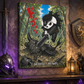 I Sacrifice My Naps Anime Inspired Dog Canvas Print, Fantasy Dog Wall Art, Mutts of Manga Canvas, Dark Hero Pet Decor, 12x16 or 16x20