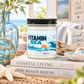 Vitamin Sea Candle, Sea Breeze Scented Soy Candle, Beach Lover Gift, Coastal Candle, Ocean Scent Candle, Funny Summer Gift