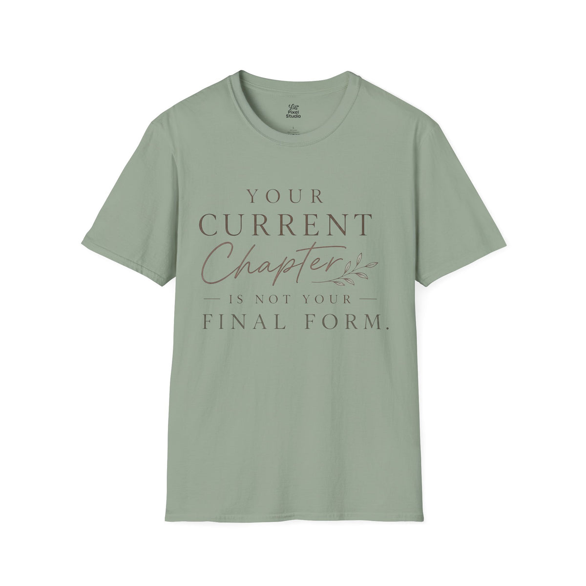 Your Current Chapter Is Not Your Final Form Shirt, Inspirational Unisex Tee, Motivational Shirt, Faith Inspired Gift, New Beginnings Tee