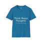 Think Happy Thoughts Or Catch These Hands Shirt, Funny Sarcastic Women's Tee, Petty And Prosperous Graphic T-Shirt