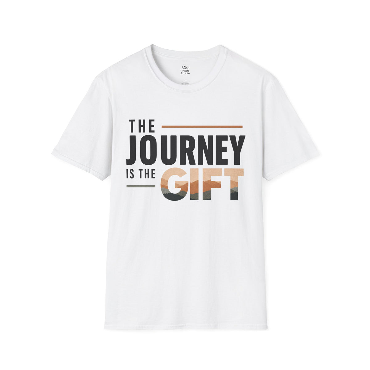 The Journey Is The Gift Shirt, Inspirational Unisex Tee, Motivational Shirt, Personal Growth Gift, Adventure T-Shirt, Encouragement Gift