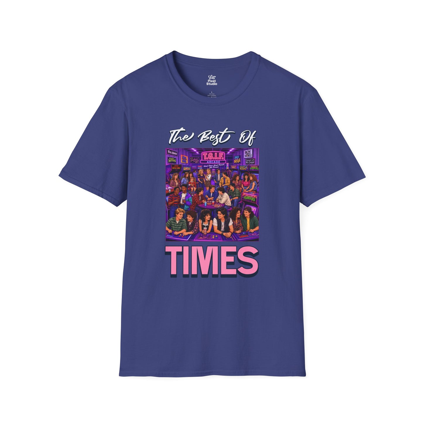 The Best Of Times Unisex Shirt, Retro Nostalgia Tee, 80s 90s Arcade Aesthetic T-Shirt, Vintage Friendship Gift
