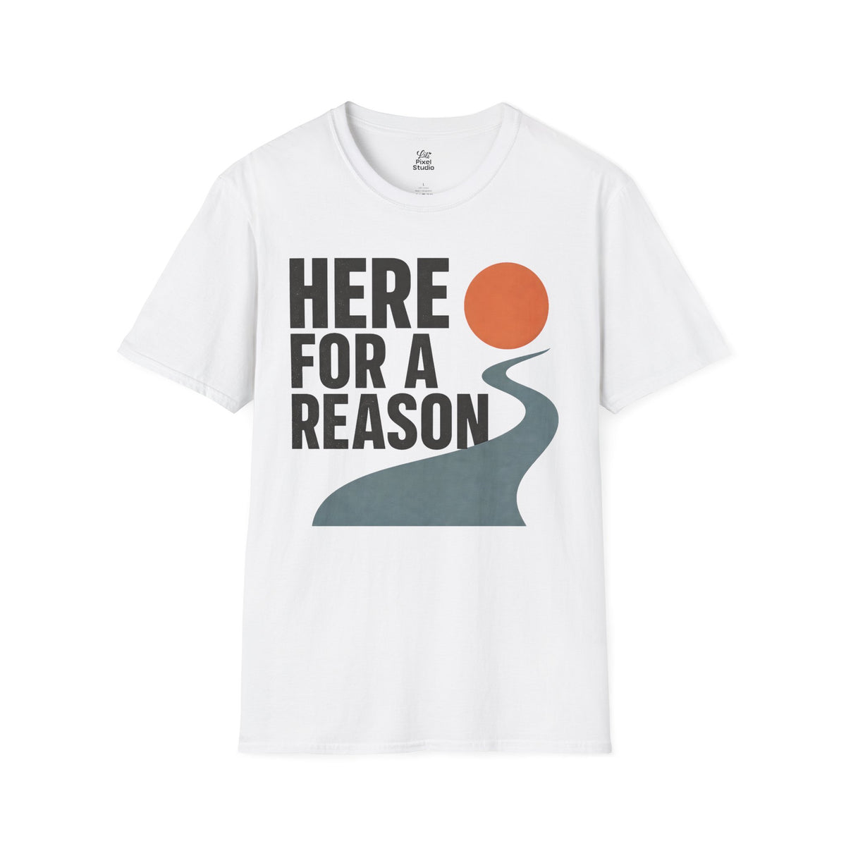 Here For A Reason Shirt, Hope Inspirational Unisex Tee, Faith Based Shirt, Purpose Shirt, Christian Encouragement Gift, Motivational T-Shirt