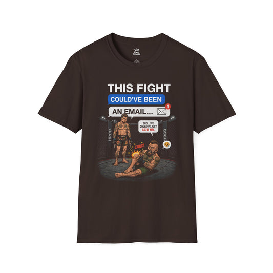 This Fight Could've Been an Email Shirt, Funny MMA Office Humor Tee, HR Combat Division T-Shirt, Fight Fan Gift, Workplace Joke
