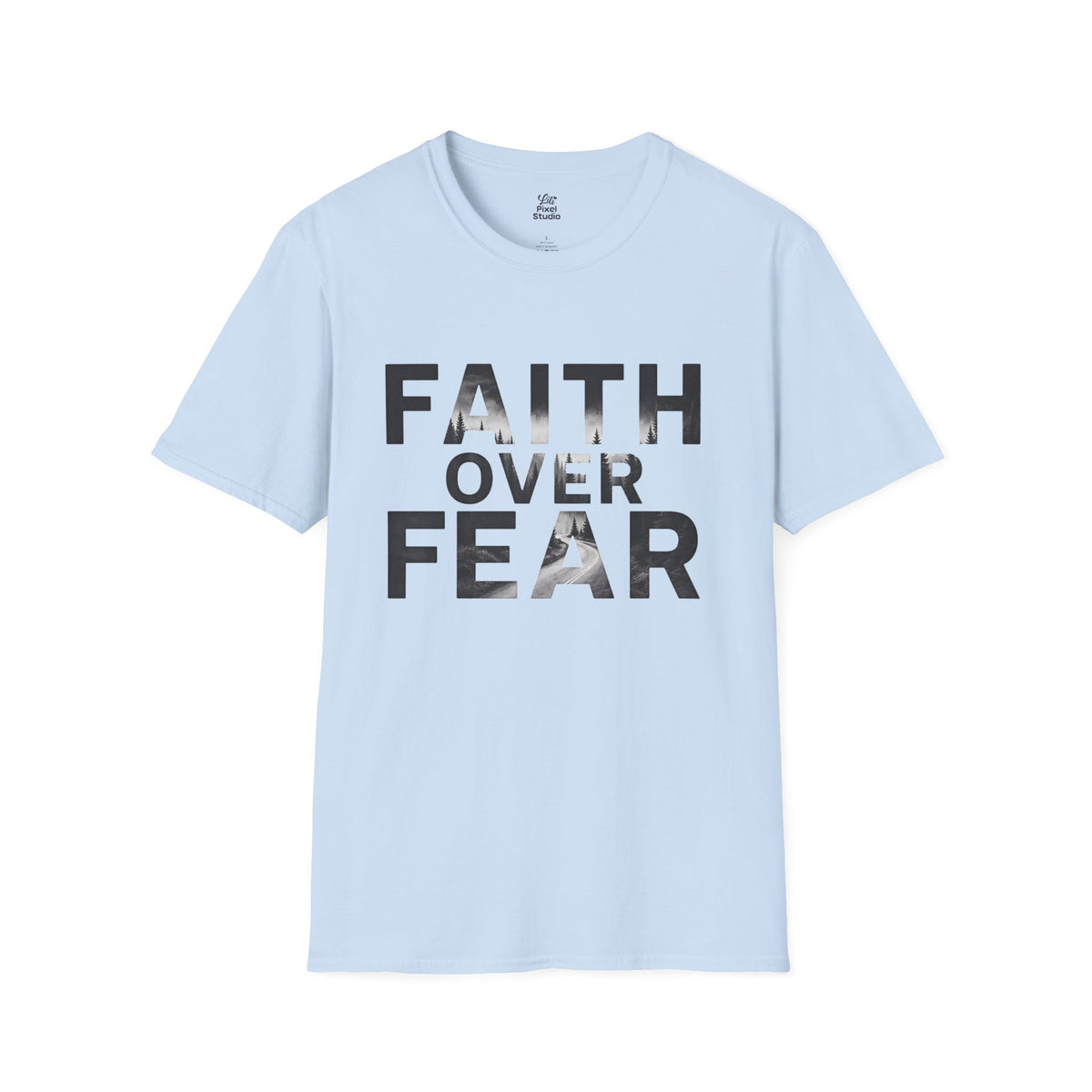 Faith Over Fear Shirt, Christian Inspirational T-Shirt, Faith Based Graphic Tee, Christian Encouragement Gift, Motivational Unisex Shirt