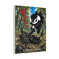I Sacrifice My Naps Anime Inspired Dog Canvas Print, Fantasy Dog Wall Art, Mutts of Manga Canvas, Dark Hero Pet Decor, 12x16 or 16x20