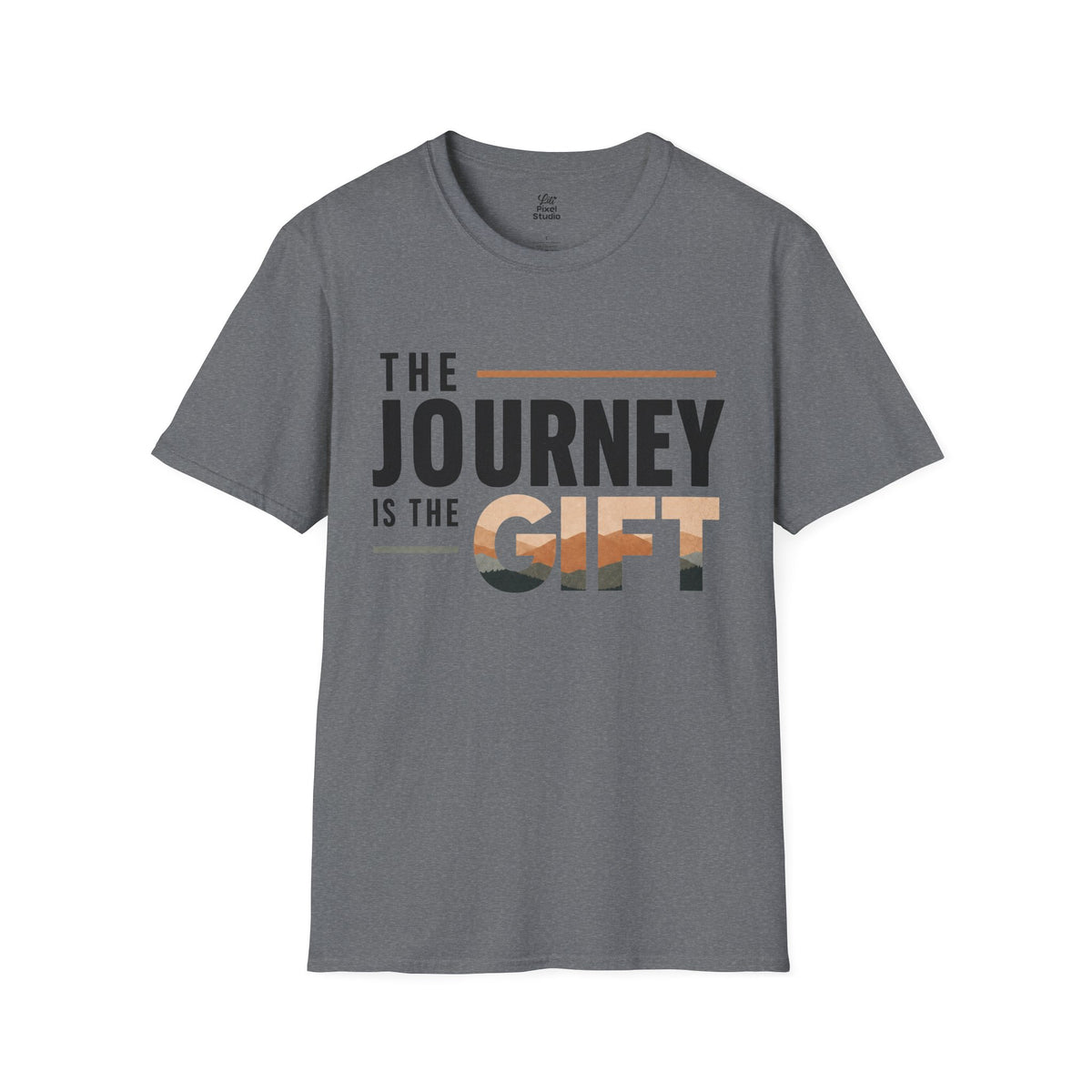 The Journey Is The Gift Shirt, Inspirational Unisex Tee, Motivational Shirt, Personal Growth Gift, Adventure T-Shirt, Encouragement Gift