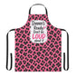 Dinners Ready Dont Be Loud About It Apron, Funny Pink Leopard Kitchen Apron, Sassy Cooking Apron, Mom Gift