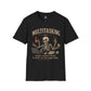 Multitasking Life Defined Skeleton Unisex Tee | Skull Coffee Laptop Phone Humor Funny Sarcastic Graphic T-Shirt