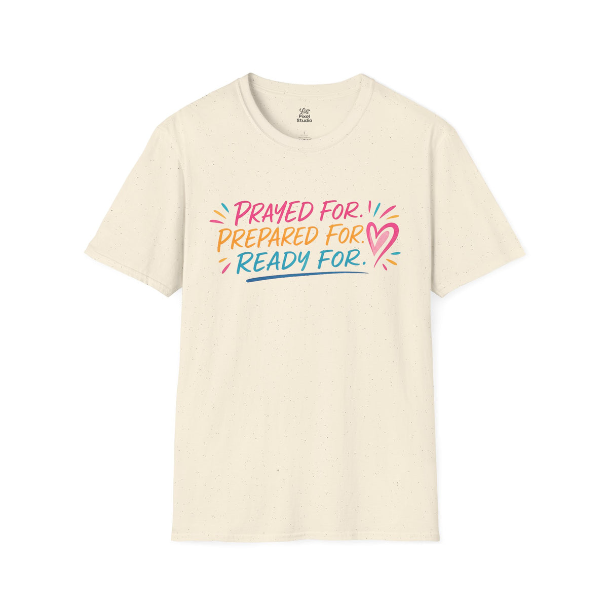 Prayed For Prepared For Ready For Shirt, Christian Inspirational Unisex Tee, Faith Based Shirt, Answered Prayer Gift, Christian Tee