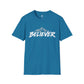 Believer Christian Shirt, Faith Based T-Shirt, Mountain Christian Tee, Inspirational Faith Shirt, Christian Unisex Religious Gift