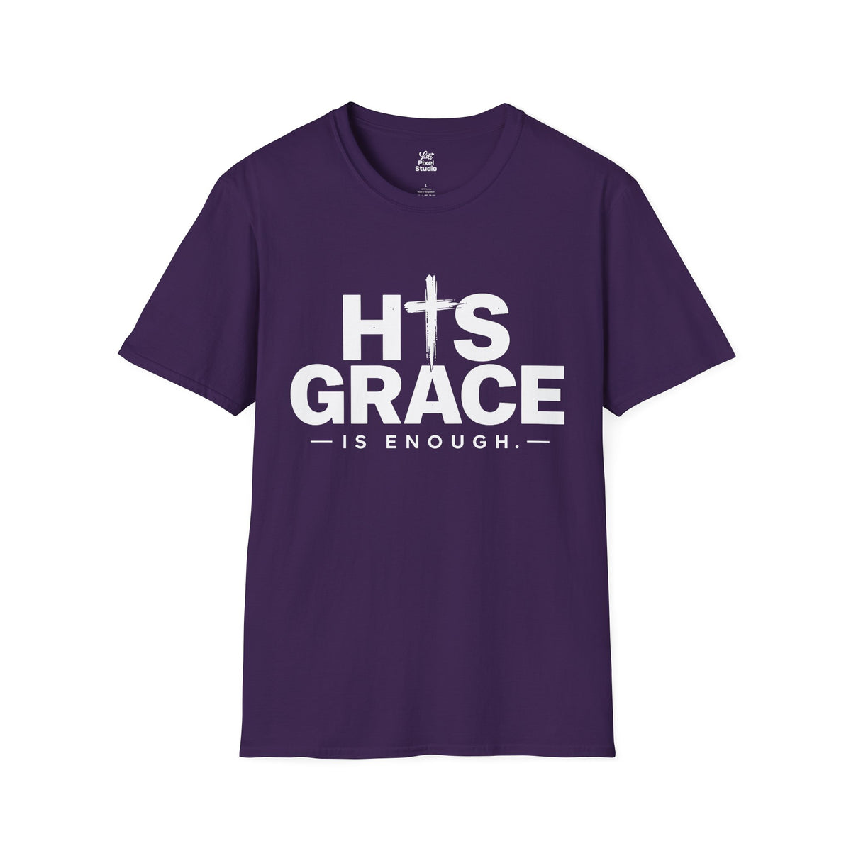 His Grace Is Enough Christian Shirt, Faith Based T-Shirt, Christian Cross Tee, Grace Shirt, Inspirational Unisex Religious Gift