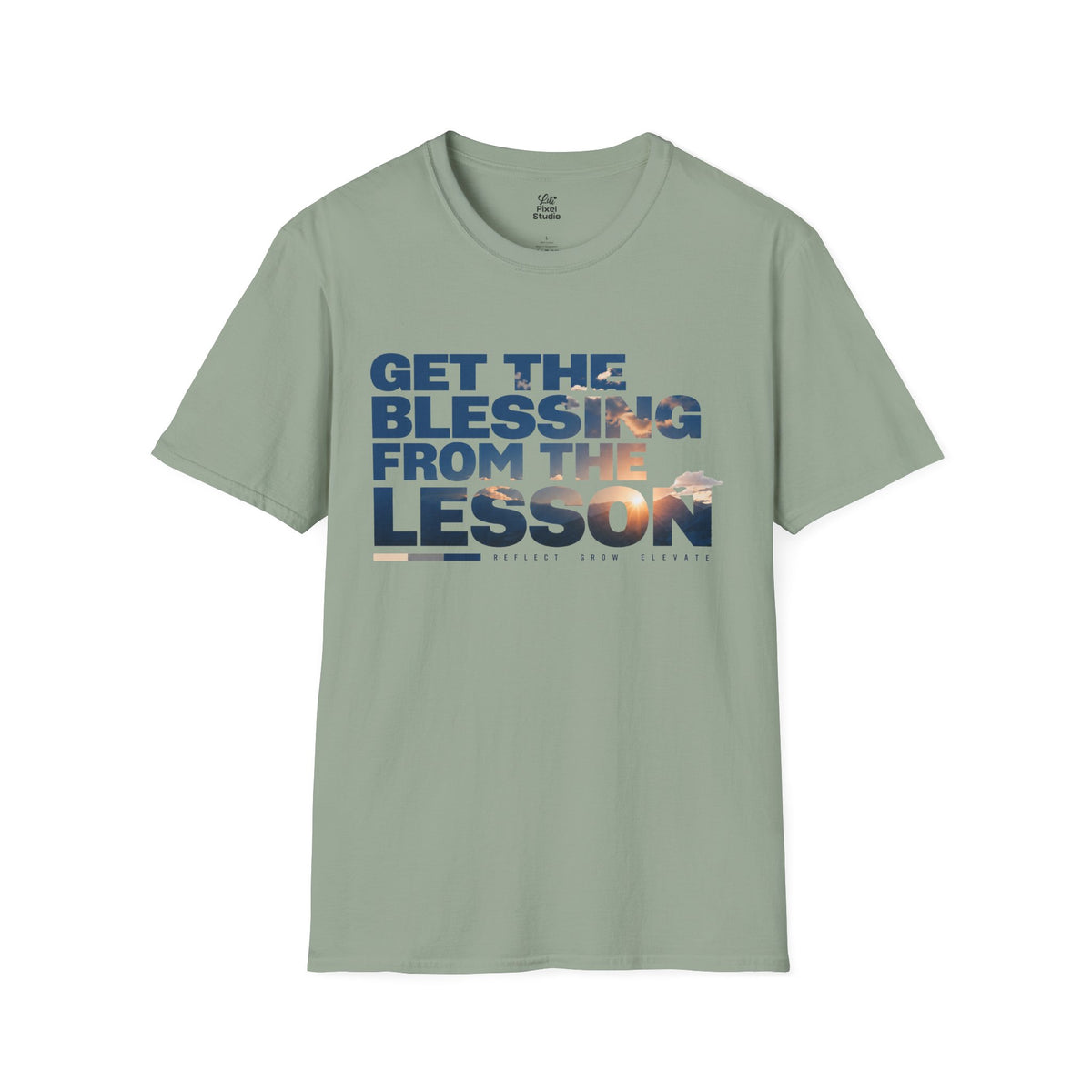 Get The Blessing From The Lesson Shirt, Inspirational Christian T-Shirt, Faith Based Graphic Tee, Motivational Unisex Shirt, Personal Growth Tee