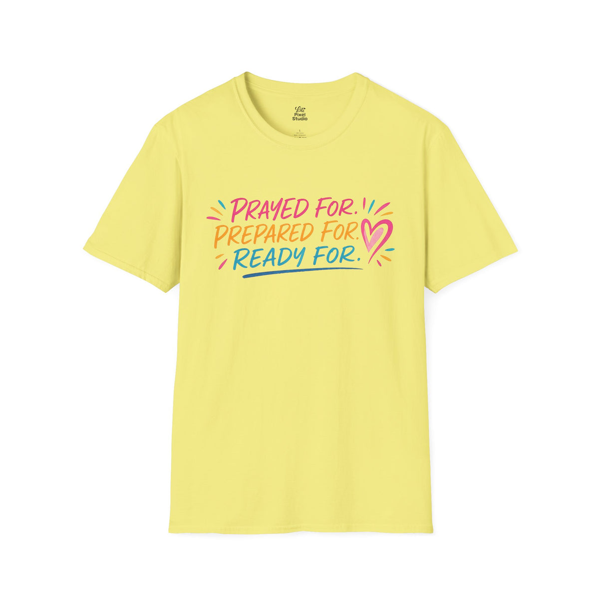 Prayed For Prepared For Ready For Shirt, Christian Inspirational Unisex Tee, Faith Based Shirt, Answered Prayer Gift, Christian Tee