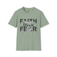 Faith Over Fear Shirt, Christian Inspirational T-Shirt, Faith Based Graphic Tee, Christian Encouragement Gift, Motivational Unisex Shirt