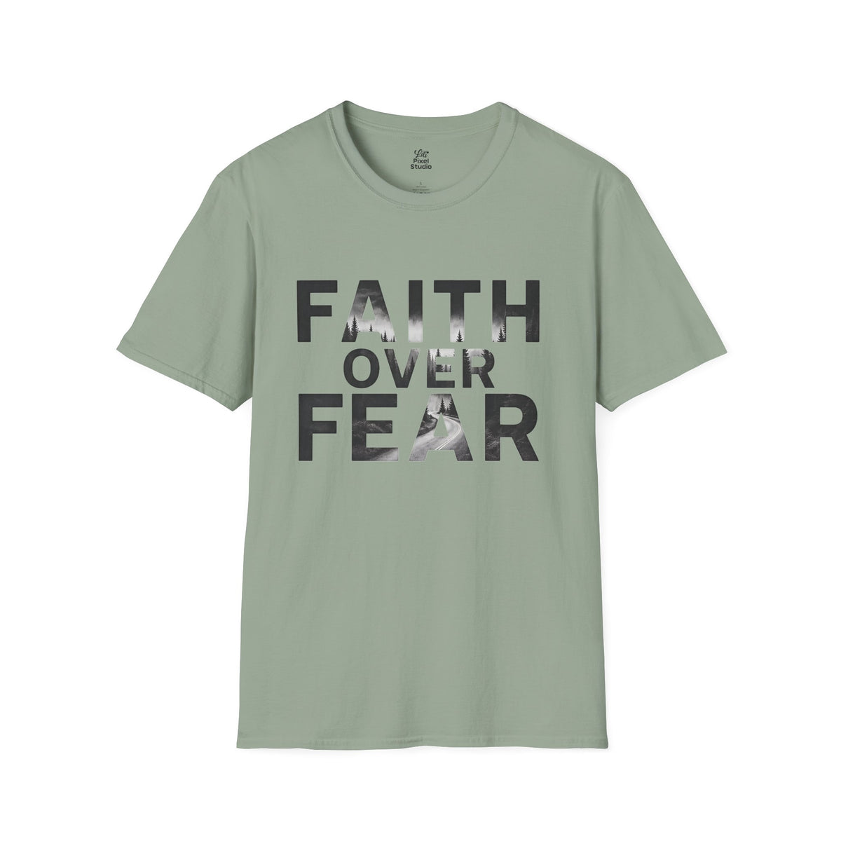 Faith Over Fear Shirt, Christian Inspirational T-Shirt, Faith Based Graphic Tee, Christian Encouragement Gift, Motivational Unisex Shirt