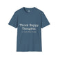 Think Happy Thoughts Or Catch These Hands Shirt, Funny Sarcastic Women's Tee, Petty And Prosperous Graphic T-Shirt