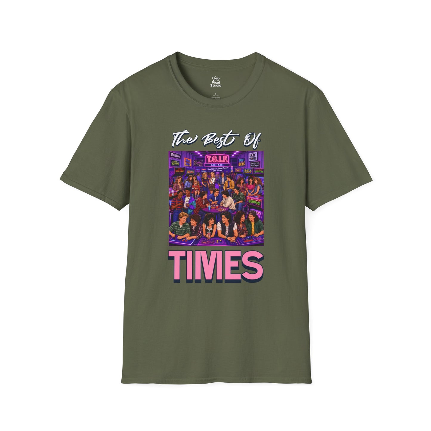 The Best Of Times Unisex Shirt, Retro Nostalgia Tee, 80s 90s Arcade Aesthetic T-Shirt, Vintage Friendship Gift