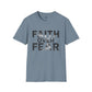 Faith Over Fear Shirt, Christian Inspirational T-Shirt, Faith Based Graphic Tee, Christian Encouragement Gift, Motivational Unisex Shirt