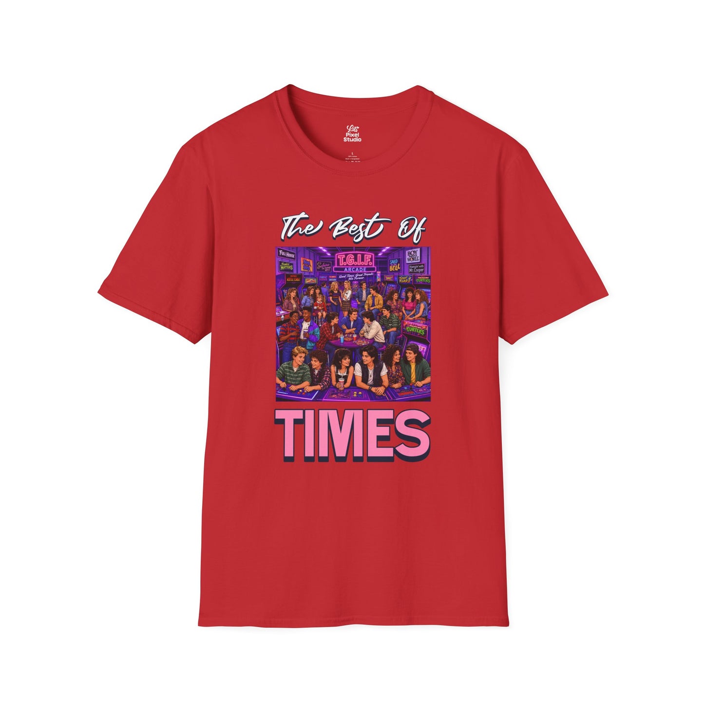 The Best Of Times Unisex Shirt, Retro Nostalgia Tee, 80s 90s Arcade Aesthetic T-Shirt, Vintage Friendship Gift