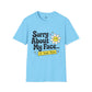 Sorry About My Face It Does This Womens Shirt, Funny Introvert Tee, Resting Face Graphic T-Shirt, Petty And Prosperous Top