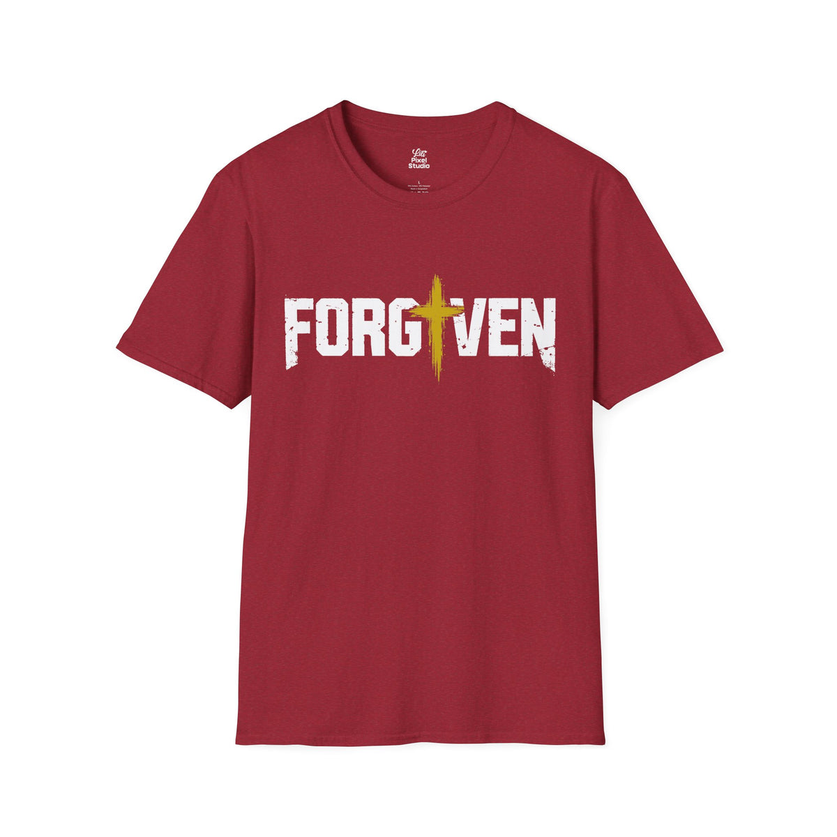 Forgiven Christian Shirt, Faith Based T-Shirt, Christian Cross Graphic Tee, Grace Shirt, Religious Gift, Inspirational Unisex Shirt