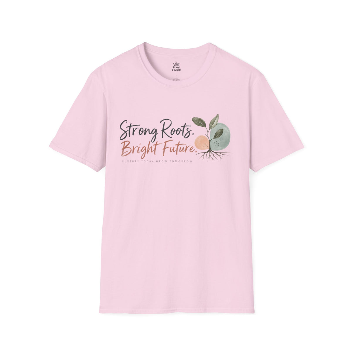 Strong Roots Bright Future Shirt, Inspirational Unisex Tee, Christian Encouragement Shirt, Personal Growth Gift, Faith Based T-Shirt