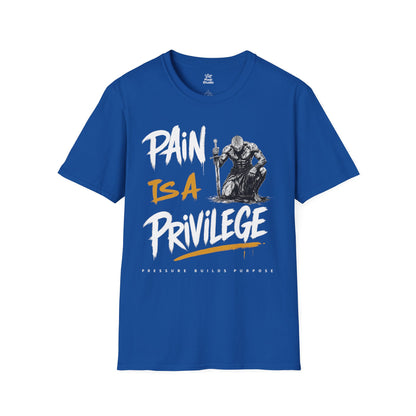 Pain Is A Privilege Shirt, Motivational Gym T-Shirt, Warrior Graphic Tee, Fitness Motivation Shirt, Resilience Tee, Inspirational Unisex Shirt