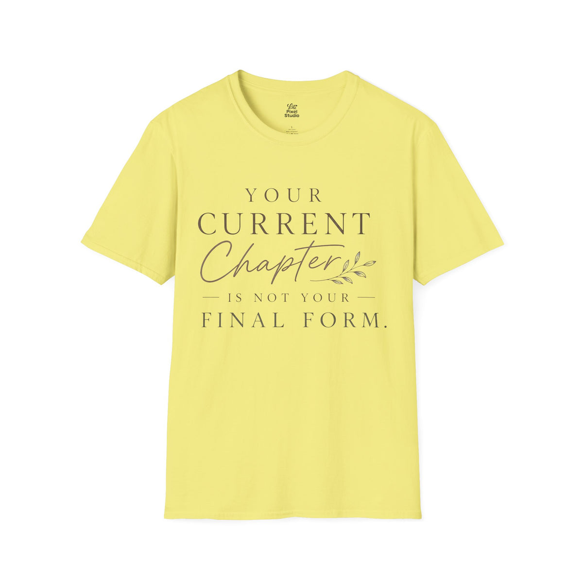 Your Current Chapter Is Not Your Final Form Shirt, Inspirational Unisex Tee, Motivational Shirt, Faith Inspired Gift, New Beginnings Tee