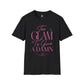 Too Glam To Give A Damn Shirt, Funny Sassy Graphic Tee, Trendy Women's Fashion Shirt, Petty And Prosperous Apparel