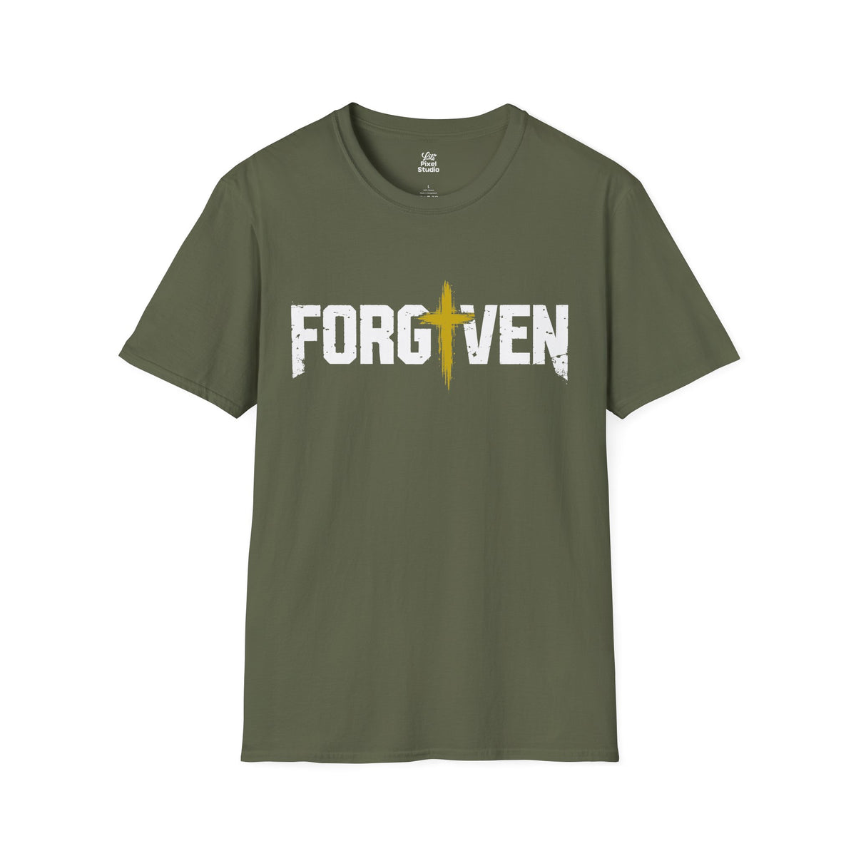 Forgiven Christian Shirt, Faith Based T-Shirt, Christian Cross Graphic Tee, Grace Shirt, Religious Gift, Inspirational Unisex Shirt
