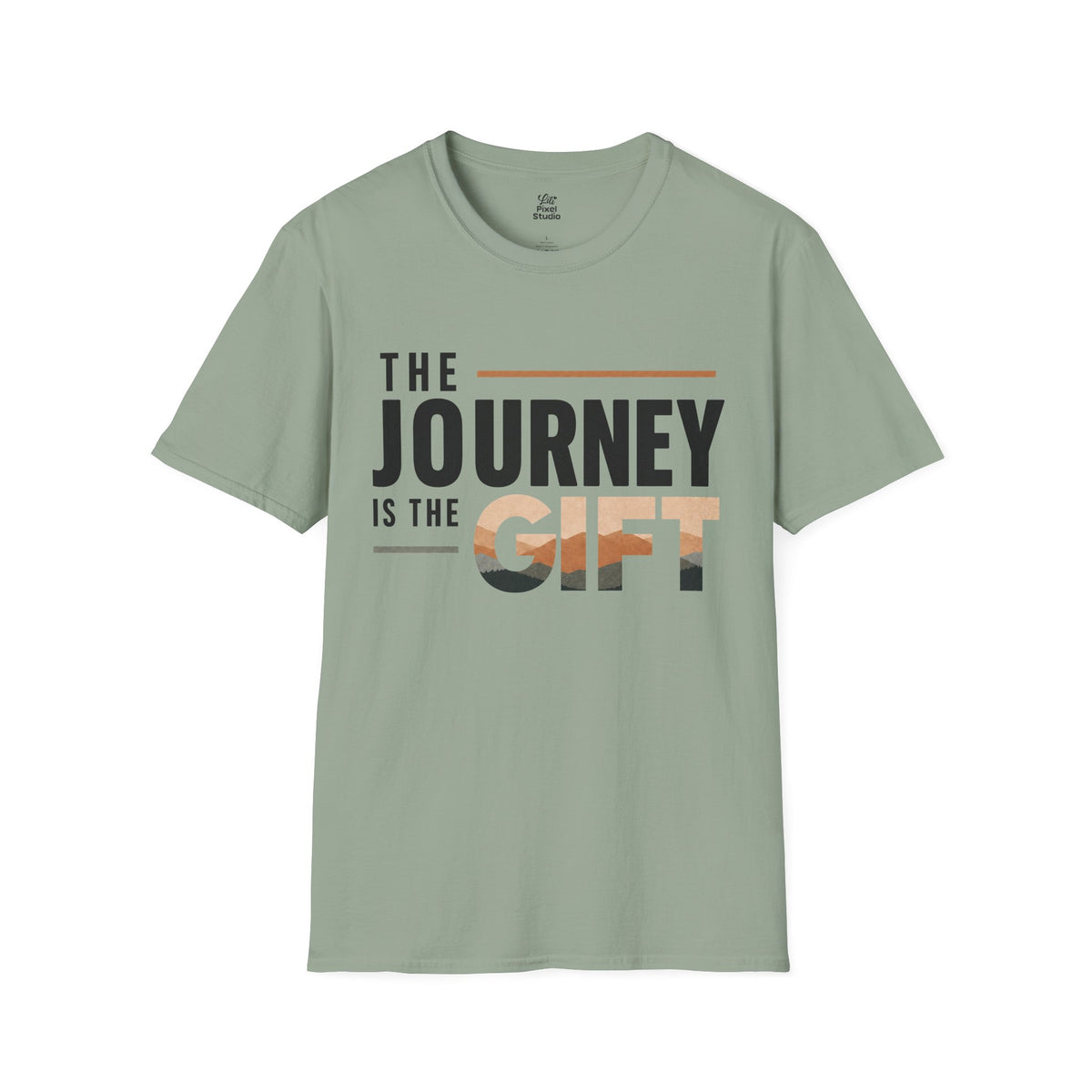 The Journey Is The Gift Shirt, Inspirational Unisex Tee, Motivational Shirt, Personal Growth Gift, Adventure T-Shirt, Encouragement Gift