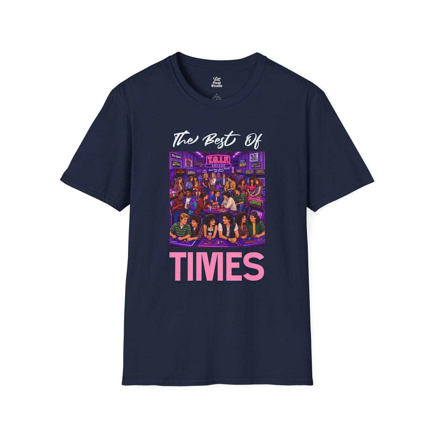 The Best Of Times Unisex Shirt, Retro Nostalgia Tee, 80s 90s Arcade Aesthetic T-Shirt, Vintage Friendship Gift