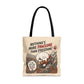 Pawsome Freedom Tote Bag, Funny Anime Inspired Dog Tote, Cute Fandom Shopper Bag, Dog Lover Everyday Carry Bag