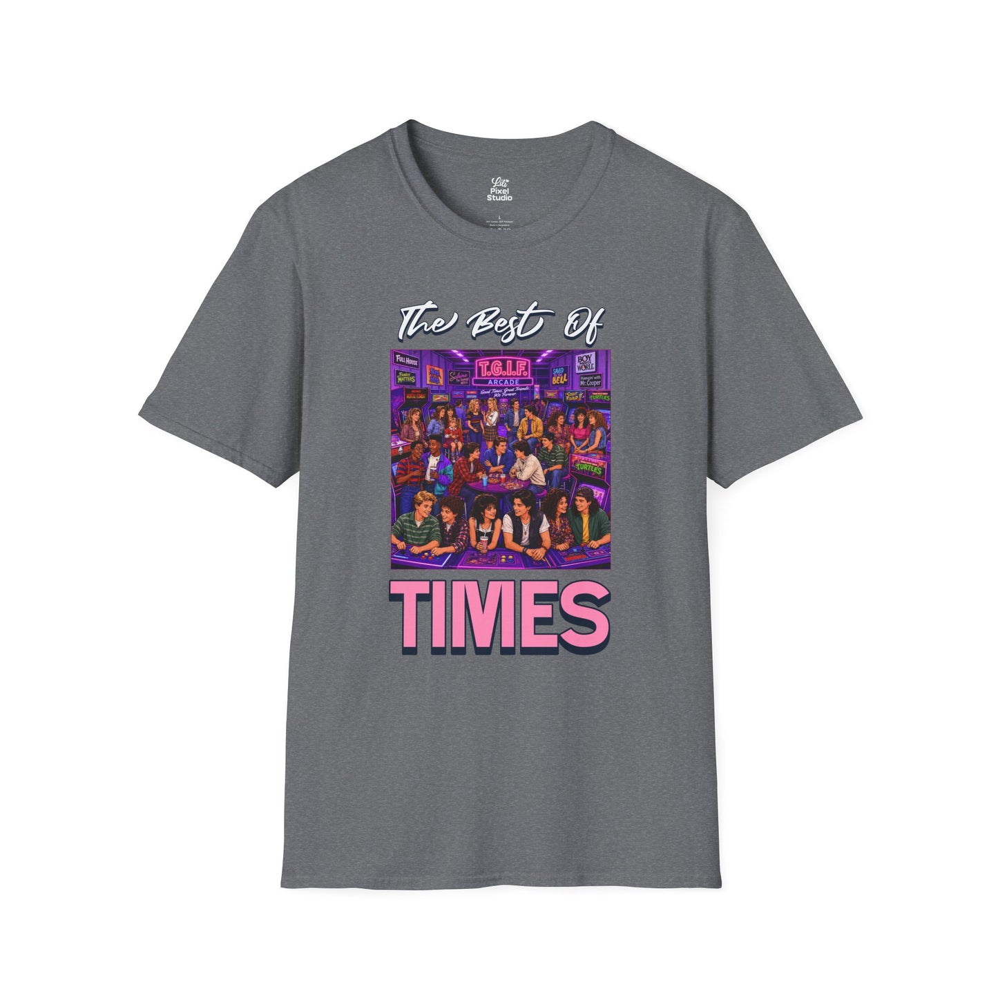 The Best Of Times Unisex Shirt, Retro Nostalgia Tee, 80s 90s Arcade Aesthetic T-Shirt, Vintage Friendship Gift