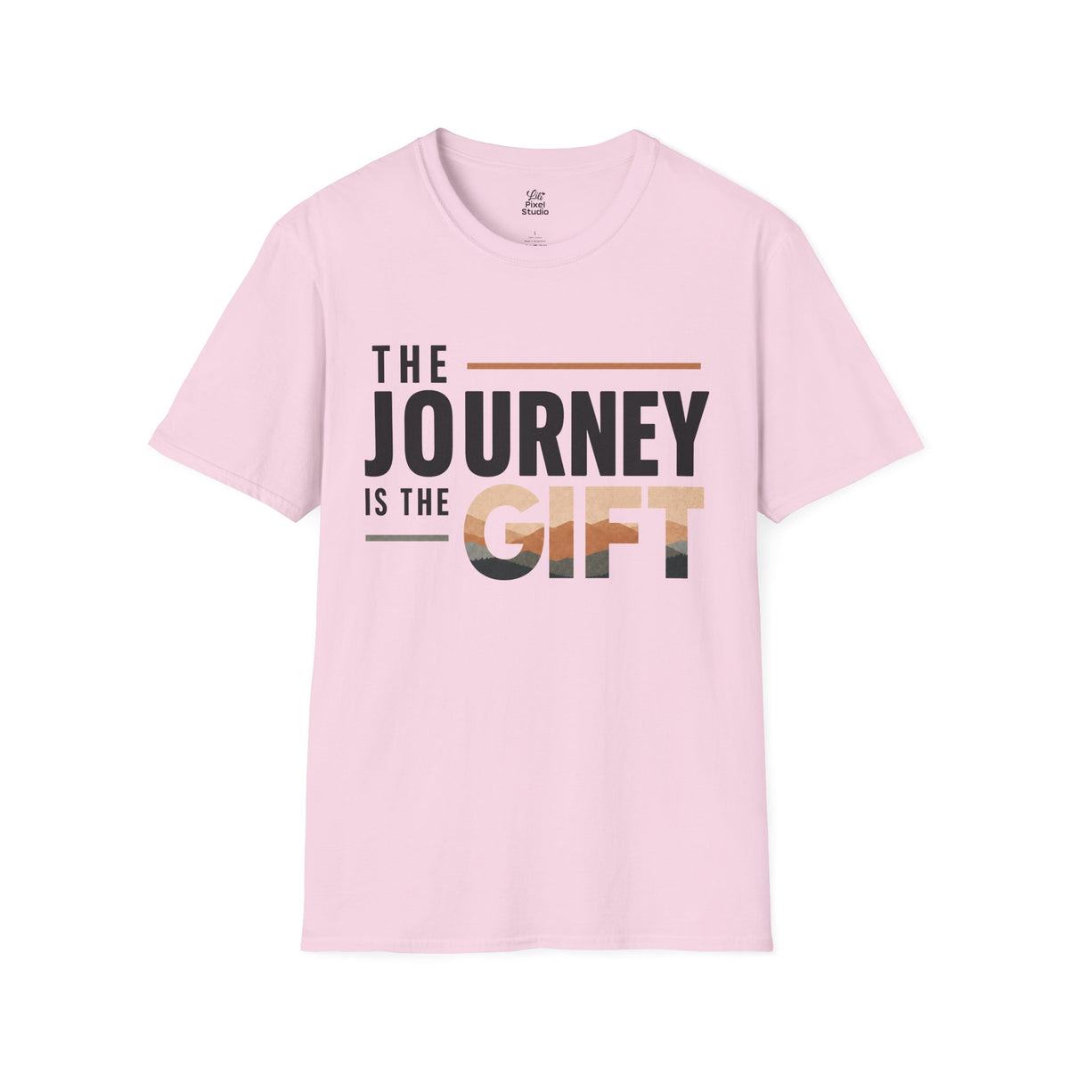 The Journey Is The Gift Shirt, Inspirational Unisex Tee, Motivational Shirt, Personal Growth Gift, Adventure T-Shirt, Encouragement Gift