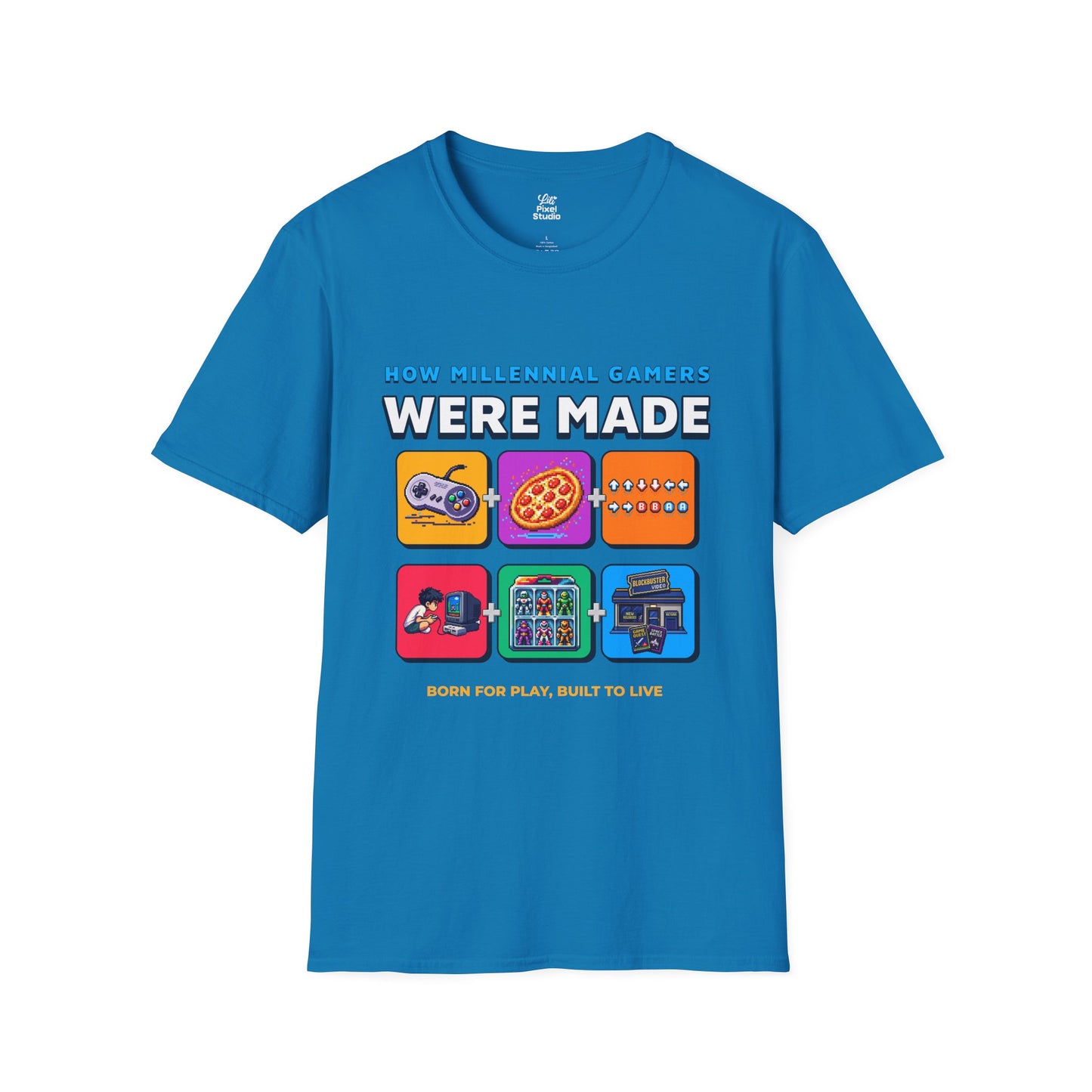 How Millennial Gamers Were Made Unisex Shirt, Retro Gaming Tee, Nostalgic Gamer T-Shirt, Funny Pixel Art Gift