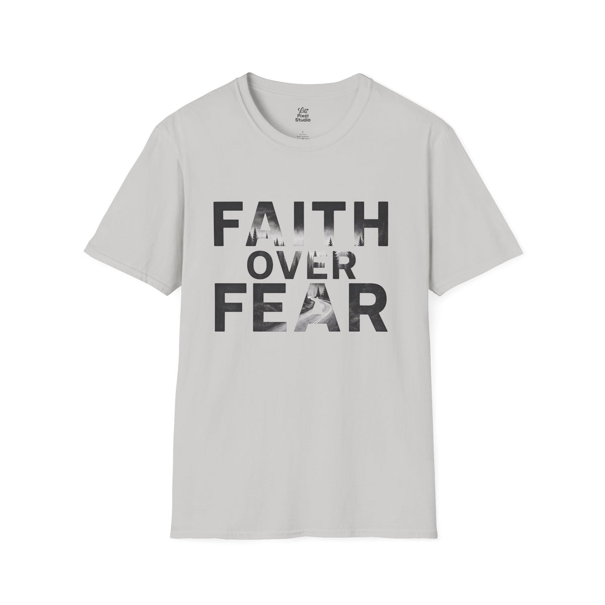 Faith Over Fear Shirt, Christian Inspirational T-Shirt, Faith Based Graphic Tee, Christian Encouragement Gift, Motivational Unisex Shirt