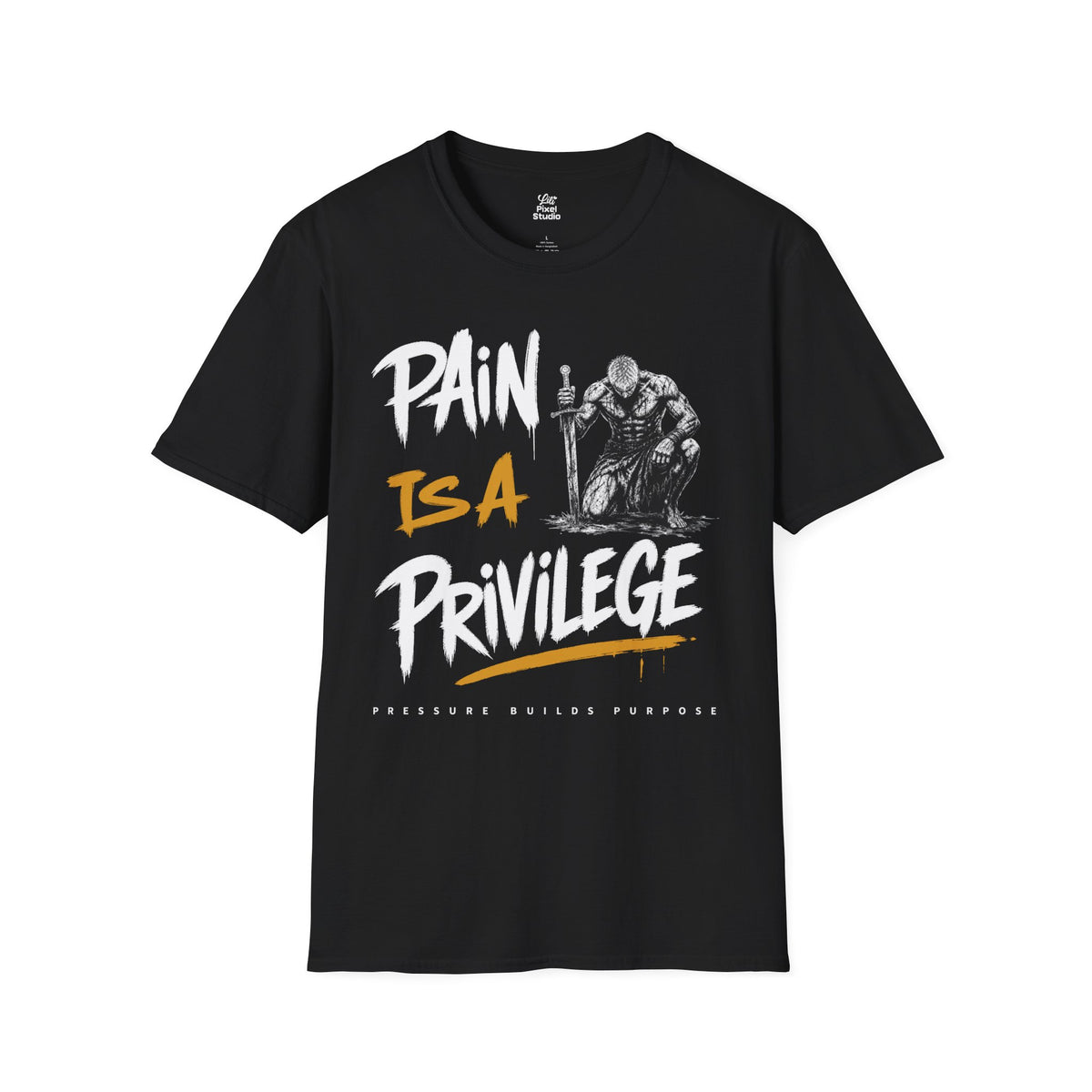 Pain Is A Privilege Shirt, Motivational Gym T-Shirt, Warrior Graphic Tee, Fitness Motivation Shirt, Resilience Tee, Inspirational Unisex Shirt
