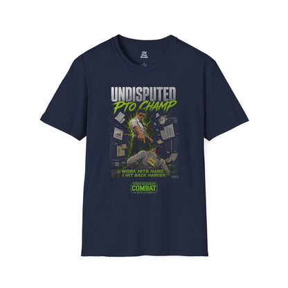 Undisputed PTO Champ Unisex Shirt, Funny Office MMA Tee, Corporate Humor Gift, Burnout Survivor Work Meme T-Shirt