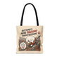 Pawsome Freedom Tote Bag, Funny Anime Inspired Dog Tote, Cute Fandom Shopper Bag, Dog Lover Everyday Carry Bag