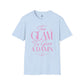 Too Glam To Give A Damn Shirt, Funny Sassy Graphic Tee, Trendy Women's Fashion Shirt, Petty And Prosperous Apparel