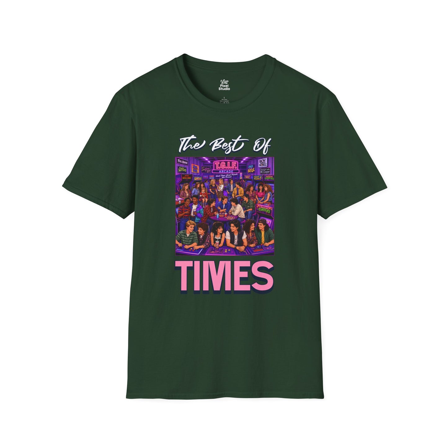 The Best Of Times Unisex Shirt, Retro Nostalgia Tee, 80s 90s Arcade Aesthetic T-Shirt, Vintage Friendship Gift