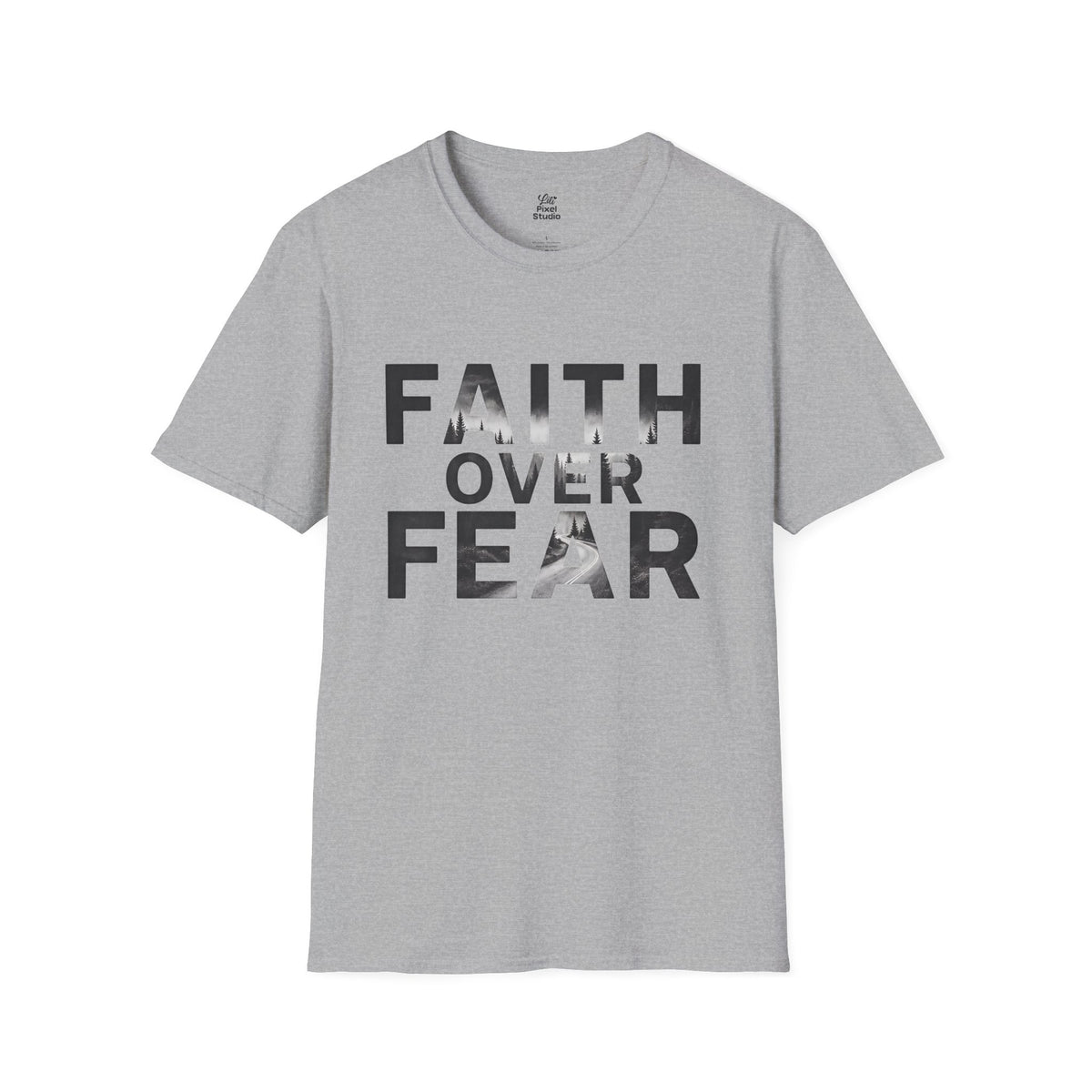 Faith Over Fear Shirt, Christian Inspirational T-Shirt, Faith Based Graphic Tee, Christian Encouragement Gift, Motivational Unisex Shirt