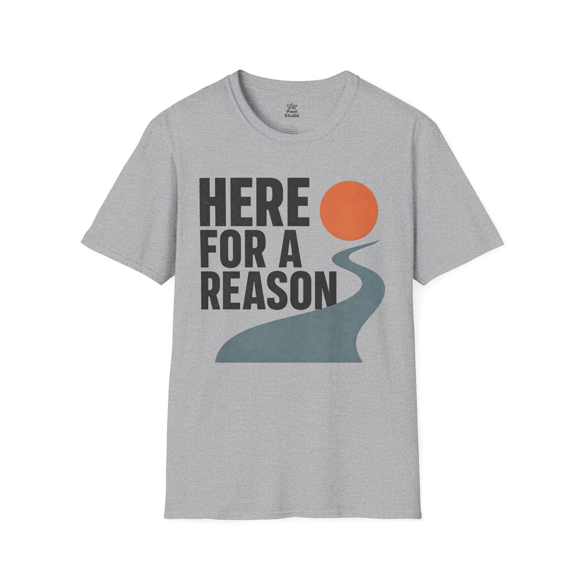 Here For A Reason Shirt, Hope Inspirational Unisex Tee, Faith Based Shirt, Purpose Shirt, Christian Encouragement Gift, Motivational T-Shirt