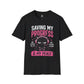 Saving My Progress And My Peace Womens Shirt, Cute Gamer Cat Tee, Introvert Gaming Shirt, Cozy Gaming Gift for Women