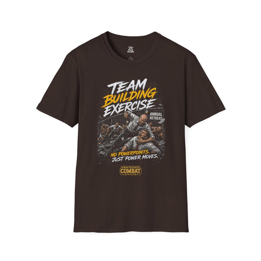 Team Building Exercise Unisex Shirt, Funny Office Humor Tee, Corporate MMA Shirt, HR Combat Division Gift for Coworkers & Managers